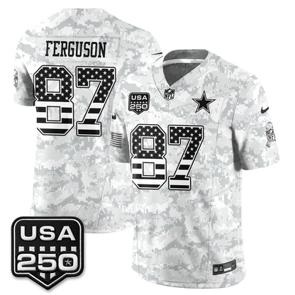Dallas Cowboys 2026 Salute to Service Edition Vapor Jersey - Stitched