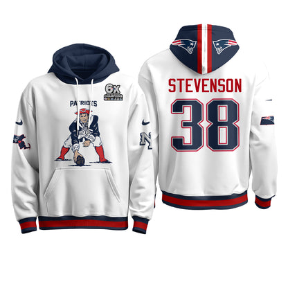 New England Patriots Minuteman Edition Hoodie - Stitched
