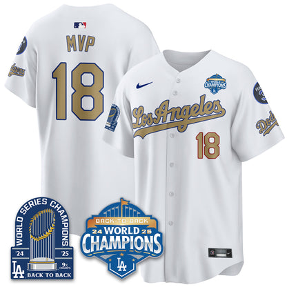 LAD Alternate  Vapor Limited Jersey - 9x Champs - Stitched