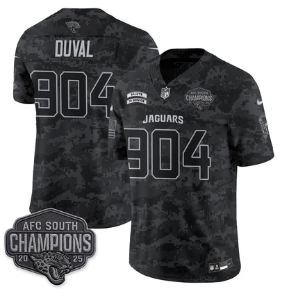 Jacksonville Jaguars 2026 Salute to Service V2 Vapor Jersey - Stitched