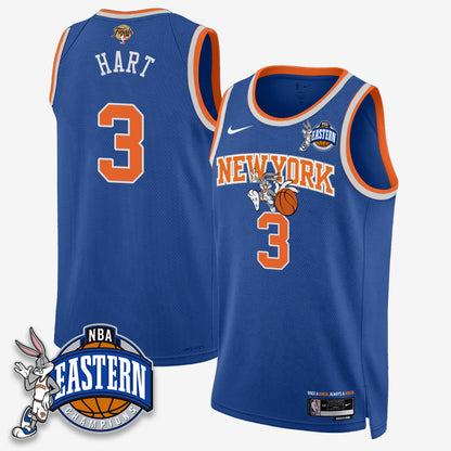 New York Knicks 2026 NBA Finals x Bunny Vapor Jersey - Stitched