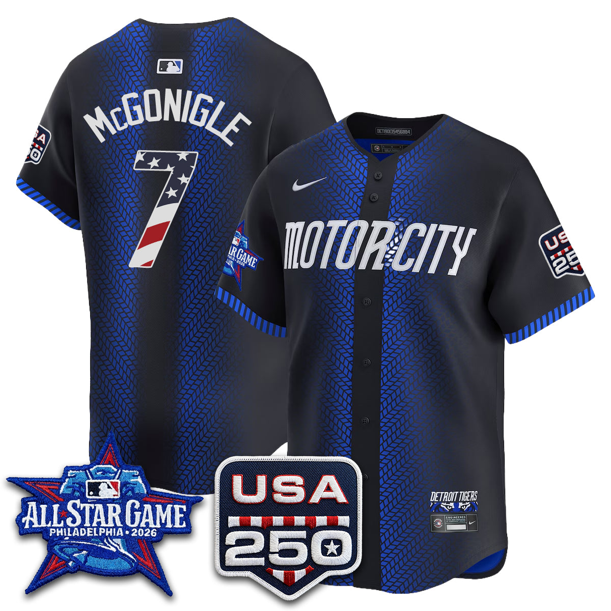Detroit Tigers 2026 All Star Edition Vapor Jersey - Stitched