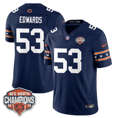 Chicago Bears Fangear Edition Vapor Jersey - Stitched