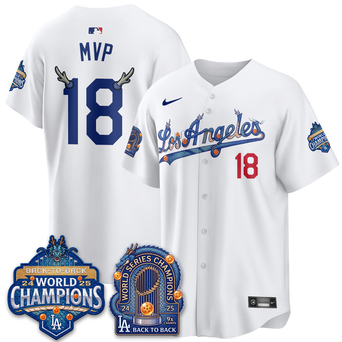 Los Angeles Dodgers x DB Night 2026 Vapor Jersey - Stitched