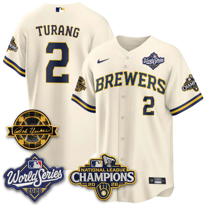MIL 2026 NL Champions - Uecker Patch Vapor Jersey - Stitched -NQD (TT)