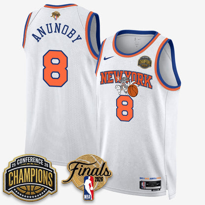 New York Knicks 2026 NBA Eastern Conference Champions x Looney Tunes Vapor Jersey V2- Stitched