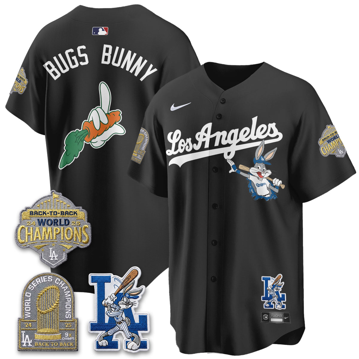 Los Angeles Dodgers Bunny Vapor Limited Jersey - All Stitched