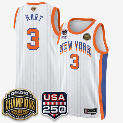 New York Knicks 2026 NBA Eastern Conference Champions City Edition Jersey - Stitched