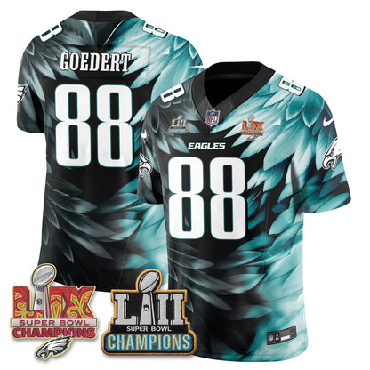 Philadelphia Eagles Fangear Edition Vapor Jersey - Stitched