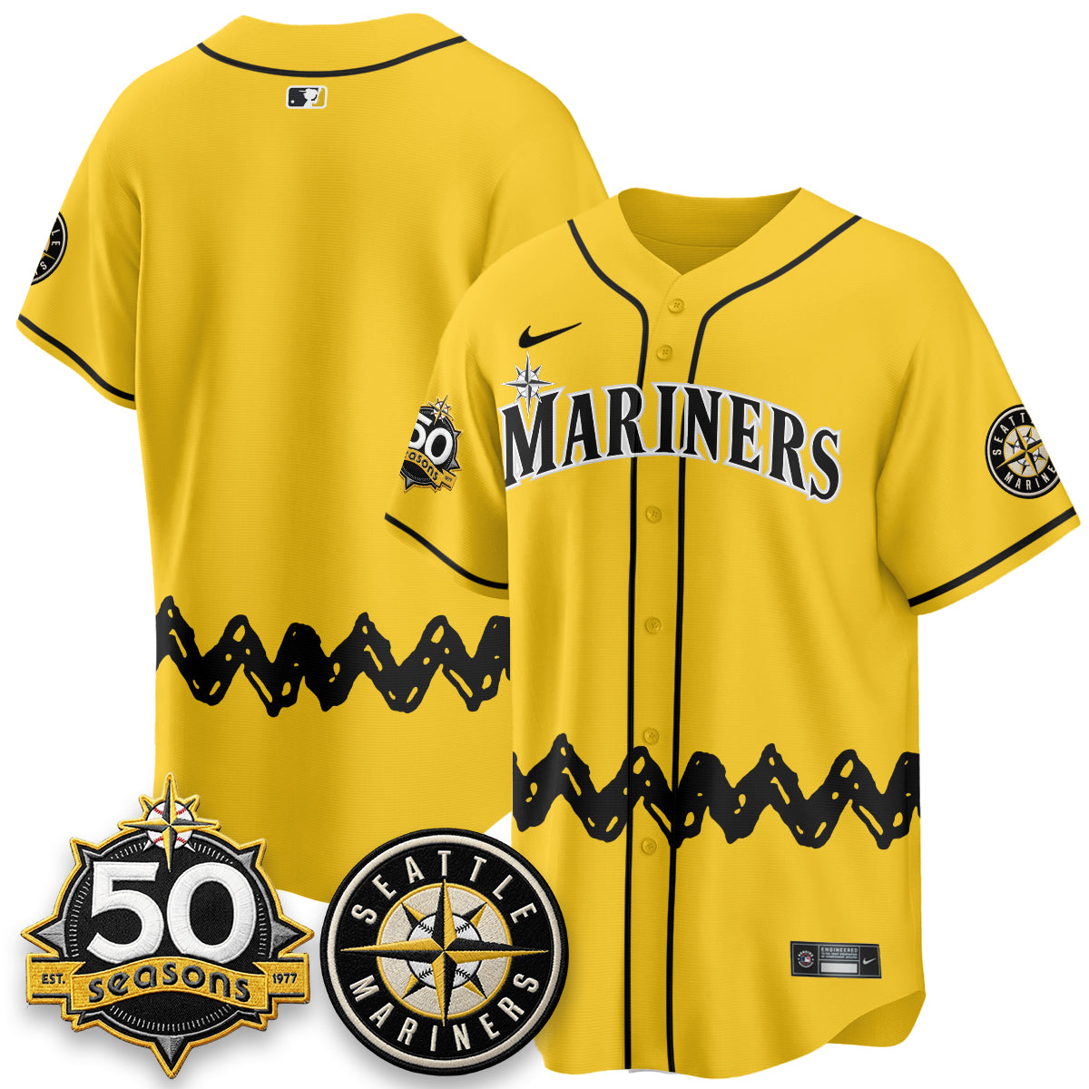 Seattle Mariners x P-Nuts Vapor Limited Jersey - Stitched