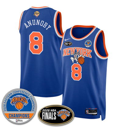 New York Knicks 2026 NBA Eastern Conference Champions x Bunny Vapor Jersey - Stitched