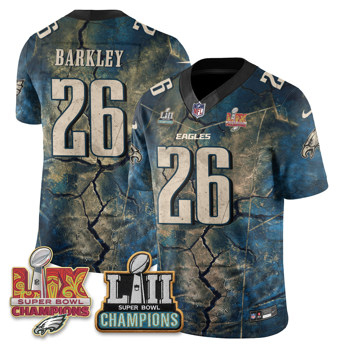Philadelphia Eagles Fangear Edition Vapor Jersey - Stitched