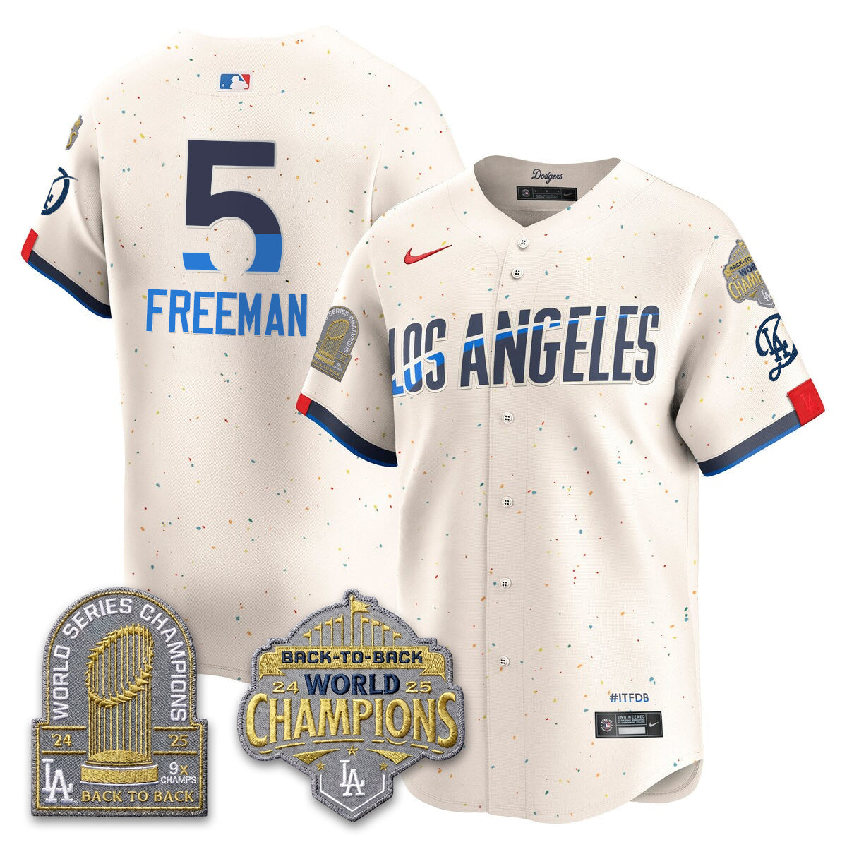 LAD Gold Collection Vapor Limited Jersey - 9x & B2B Champs - All Stitched