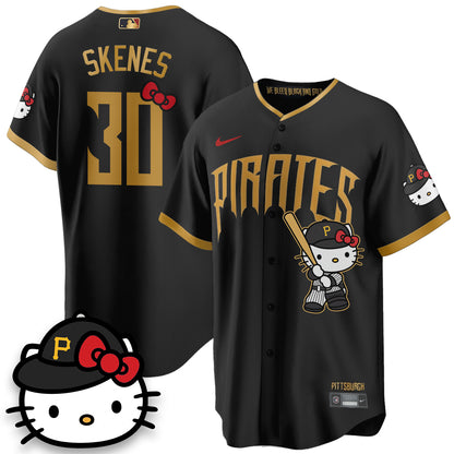 Pittsburgh Pirates x Meow KT Vapor Limited Jersey - Stitched
