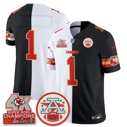 Kansas City Chiefs Split Edition Vapor Jersey - Stitched