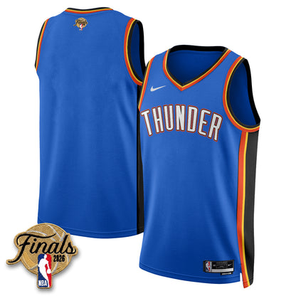 Oklahoma City Thunder 2026 NBA Western Conference Champions Vapor Jersey V2- Stitched