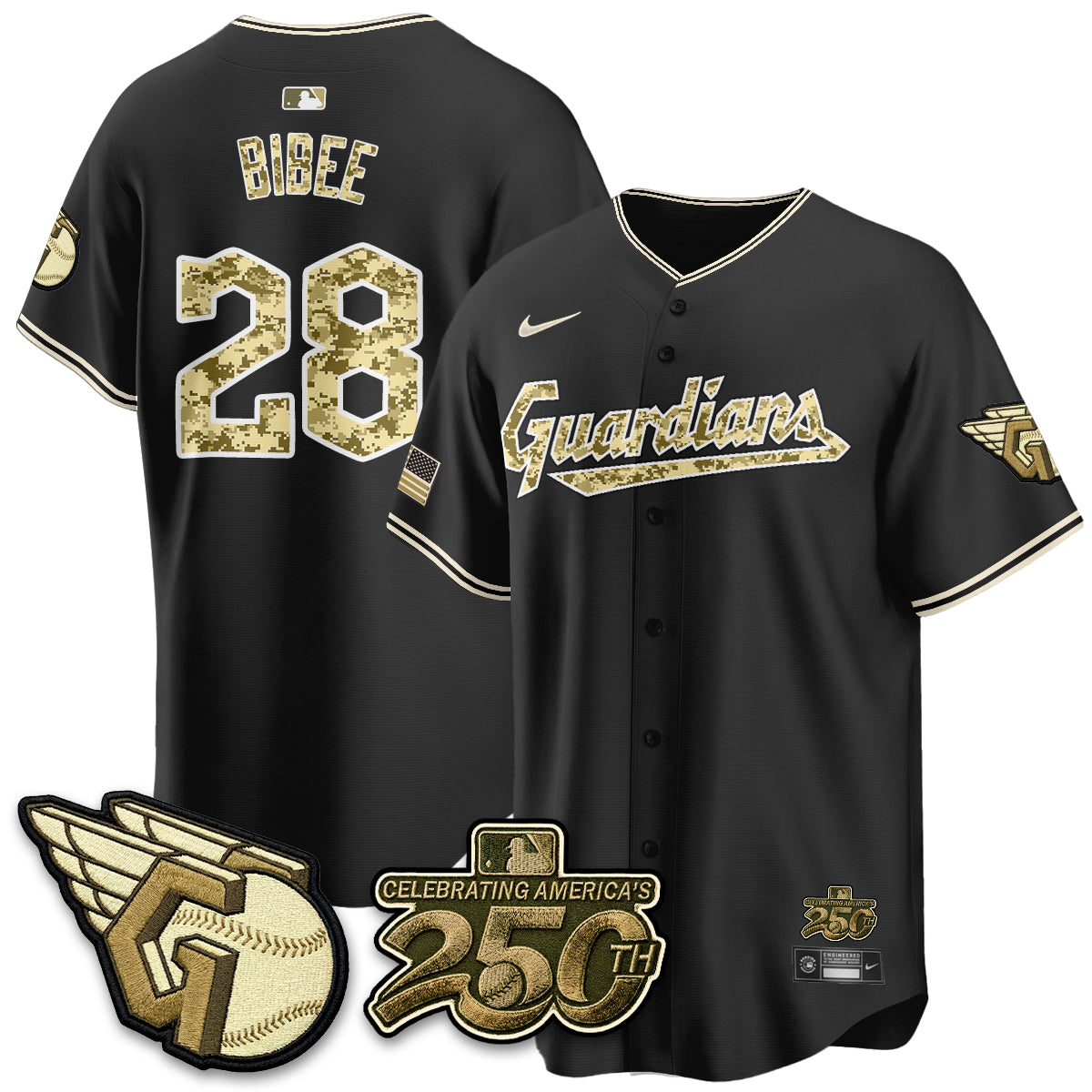 Cleveland Guardians Armed Force Day 2026 Vapor Limited Jersey - Stitched