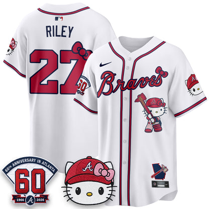 Atlanta Braves x Meow KT 2026 Vapor Limited Jersey - All Stitched