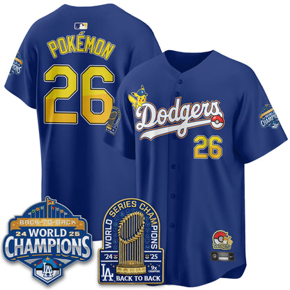 Los Angeles Dodgers x PKM 2026 Vapor Jersey - Stitched