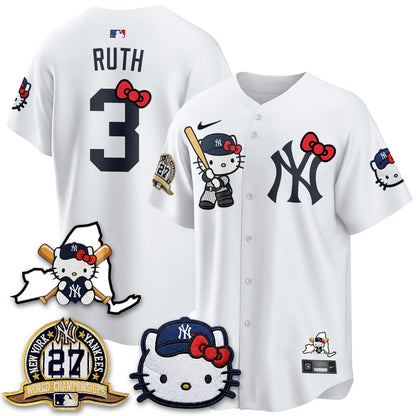 New York Yankees Meow KT 2026 Vapor Limited Jersey - All Stitched