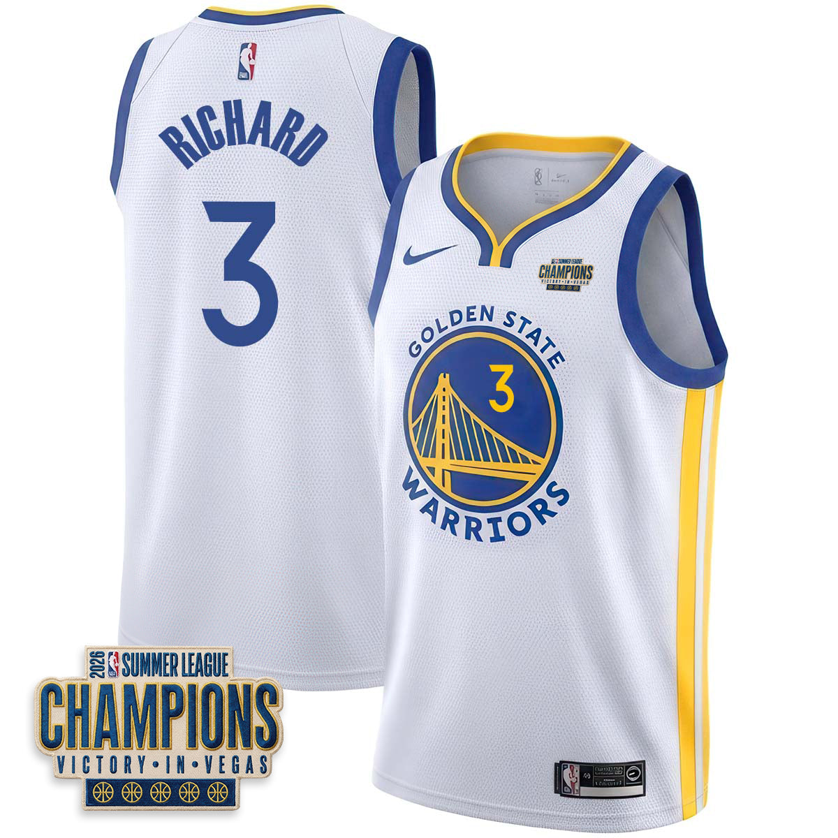 Golden State Warriors 2026 Summer League Vapor Jersey - Stitched