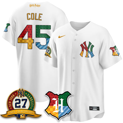New York Yankees x "The Lightning Bolt Wizard" Edition Vapor Jersey- Stitched