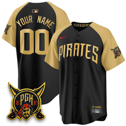 Custom PIT 2026 City Connect Vapor Limited Jersey - Stitched