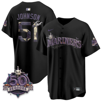 Seattle Mariners Nightmare Edition Vapor Limited Jersey - Printed