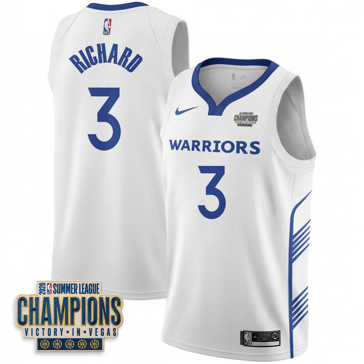 Golden State Warriors 2026 Summer League Vapor Jersey - Stitched