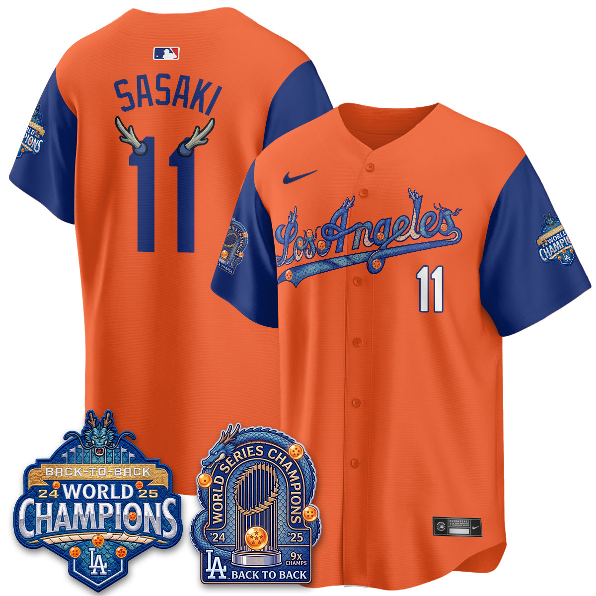 Los Angeles Dodgers x DB Night 2026 Vapor Jersey - Stitched