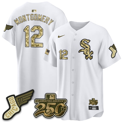 Chicago White Sox Armed Force Day 2026 Vapor Limited Jersey - Stitched