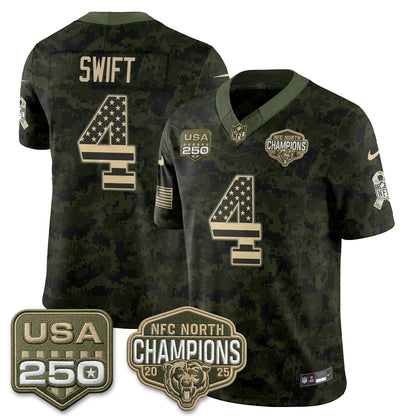Chicago Bears 2026 Salute to Service Edition Vapor Jersey - Stitched (2)