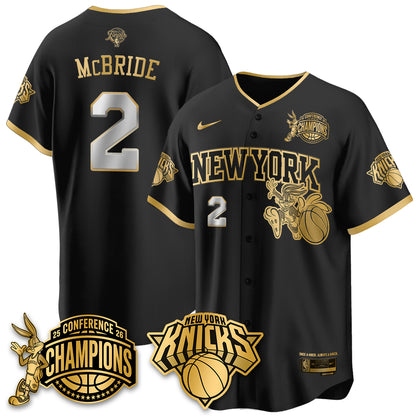 New York Knicks 2026 NBA Finals x Bunny Vapor Jersey V2- Stitched