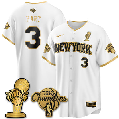 New York Knicks 2026 NBA Champions Vapor Jersey - Stitched