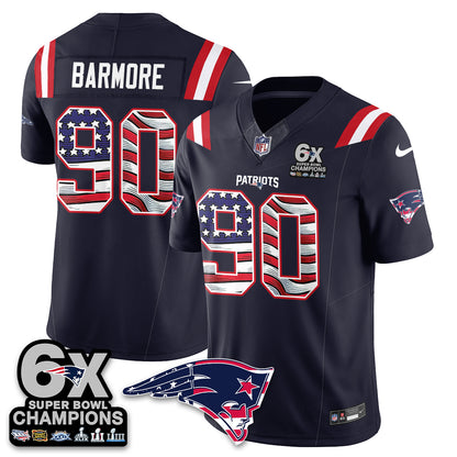 New England Patriots America Edition Vapor Jersey V2- Stitched