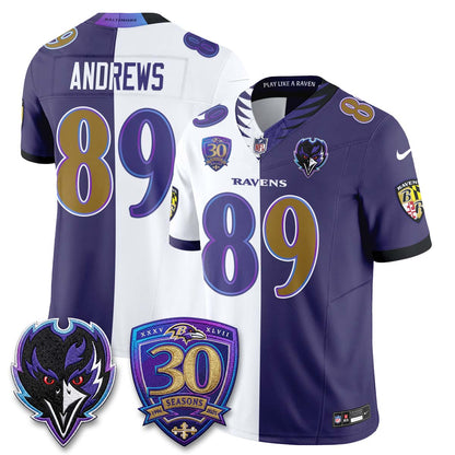 Baltimore Ravens The Next Flight Split Vapor Jersey - Stitched