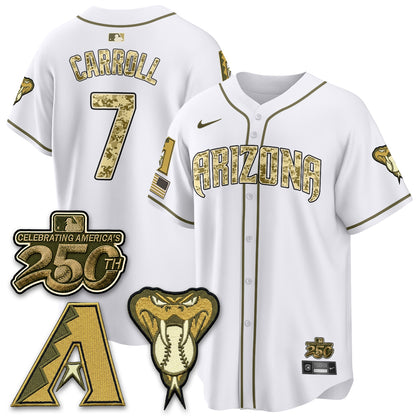 Arizona Diamondbacks Salute to Service 2026 Vapor Premier Limited Jersey - All Stitched