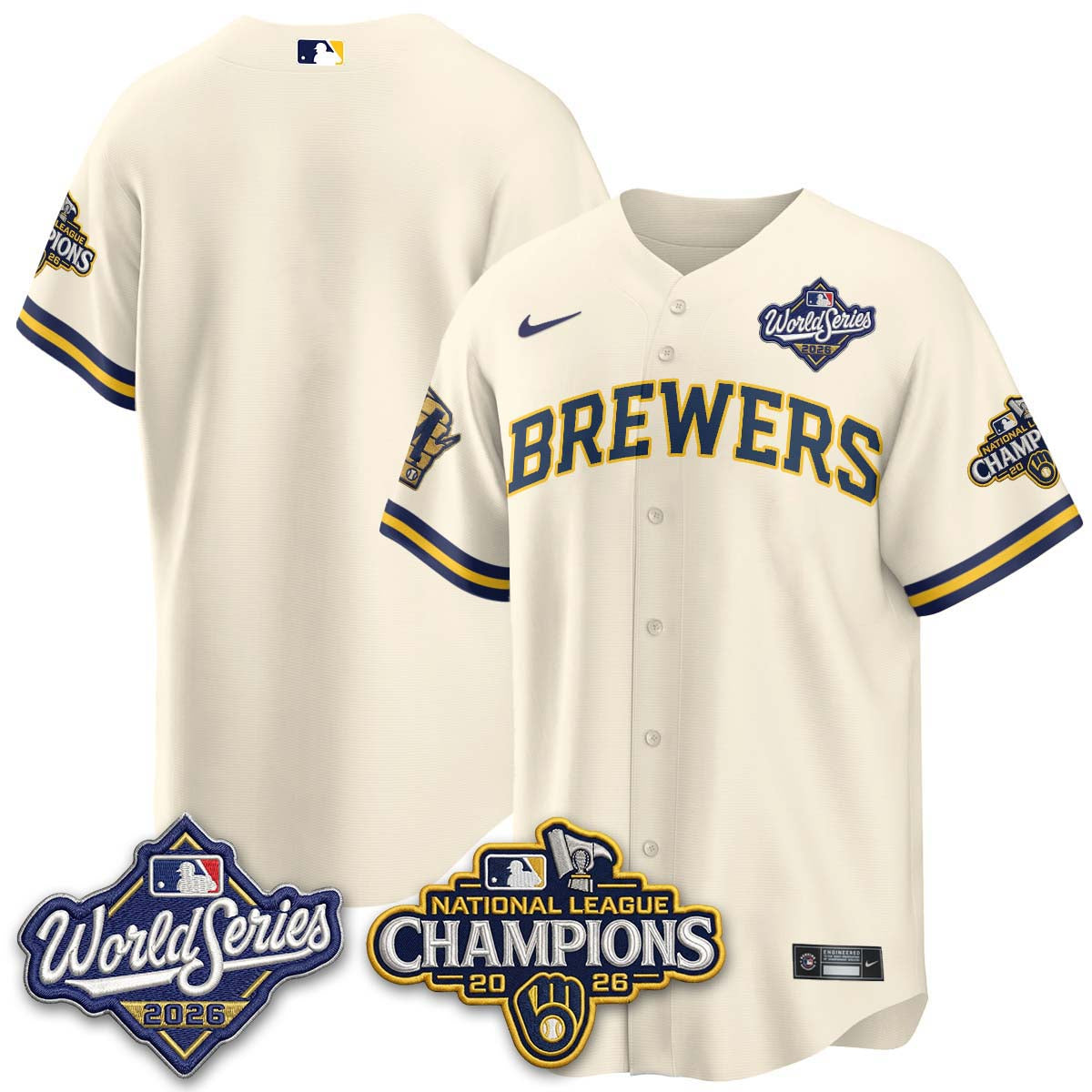 MIL 2026 NL Champions Vapor Jersey - Stitched - NQD