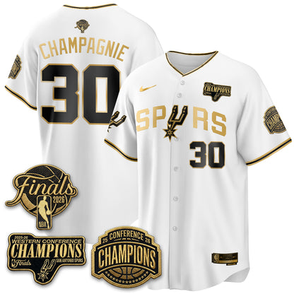 San Antonio Spurs 2026 Basketball Finals Vapor Special Jersey - Stitched