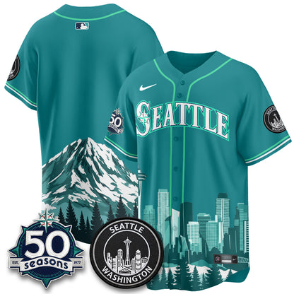 Seattle Mariners City Edition Vapor Jersey - Stitched