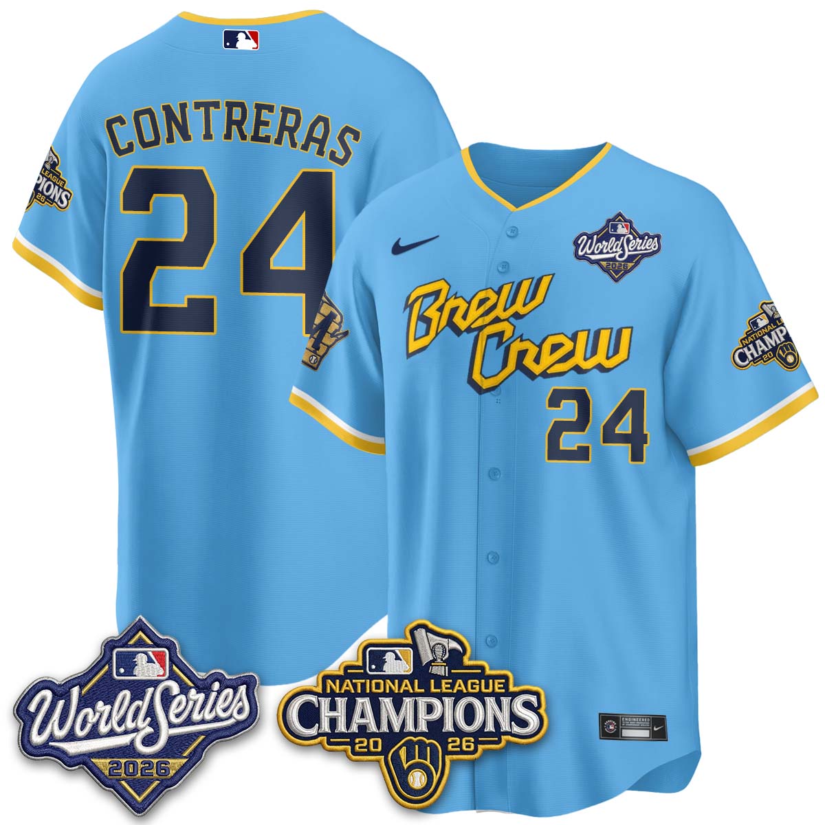 MIL 2026 NL Champions Vapor Jersey - Stitched - NQD
