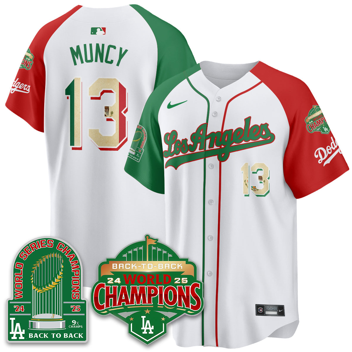 LAD Mexico Vapor Limited Jersey - 9x & B2B Champs - Stitched