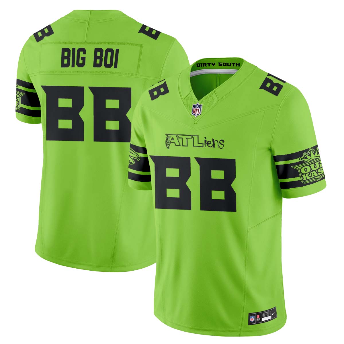 Atlanta Falcons 30th Anniversary ATLiens Vapor Jersey - Stitched-NQD