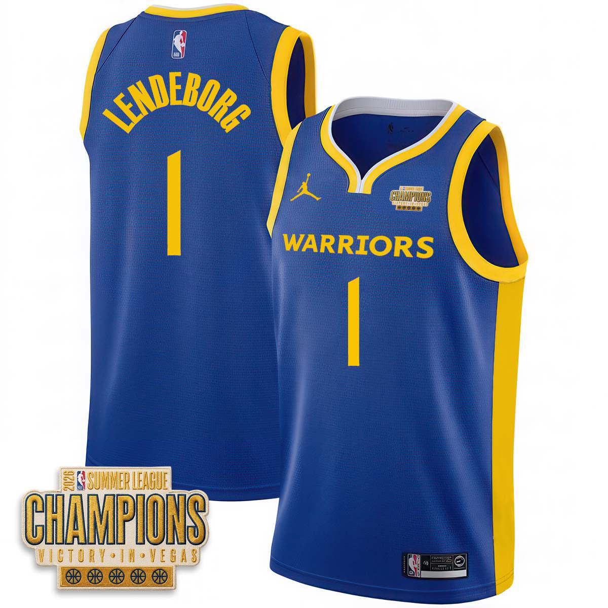 Golden State Warriors 2026 Summer League Vapor Jersey - Stitched