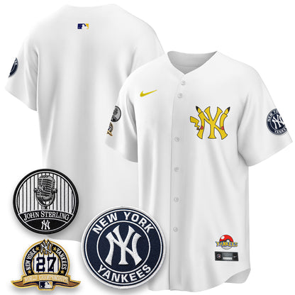New York Yankees x PKM Cartoon Limited Jersey -  Stitched