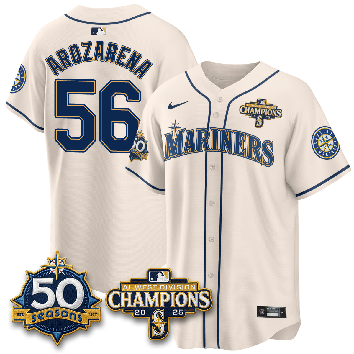 SEA Vapor Premier Limited  Steelheads Jersey - 50th Anniversary - Stitched