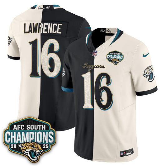 Jacksonville Jaguars 2026 Rivalries Split Vapor Jersey - Stitched
