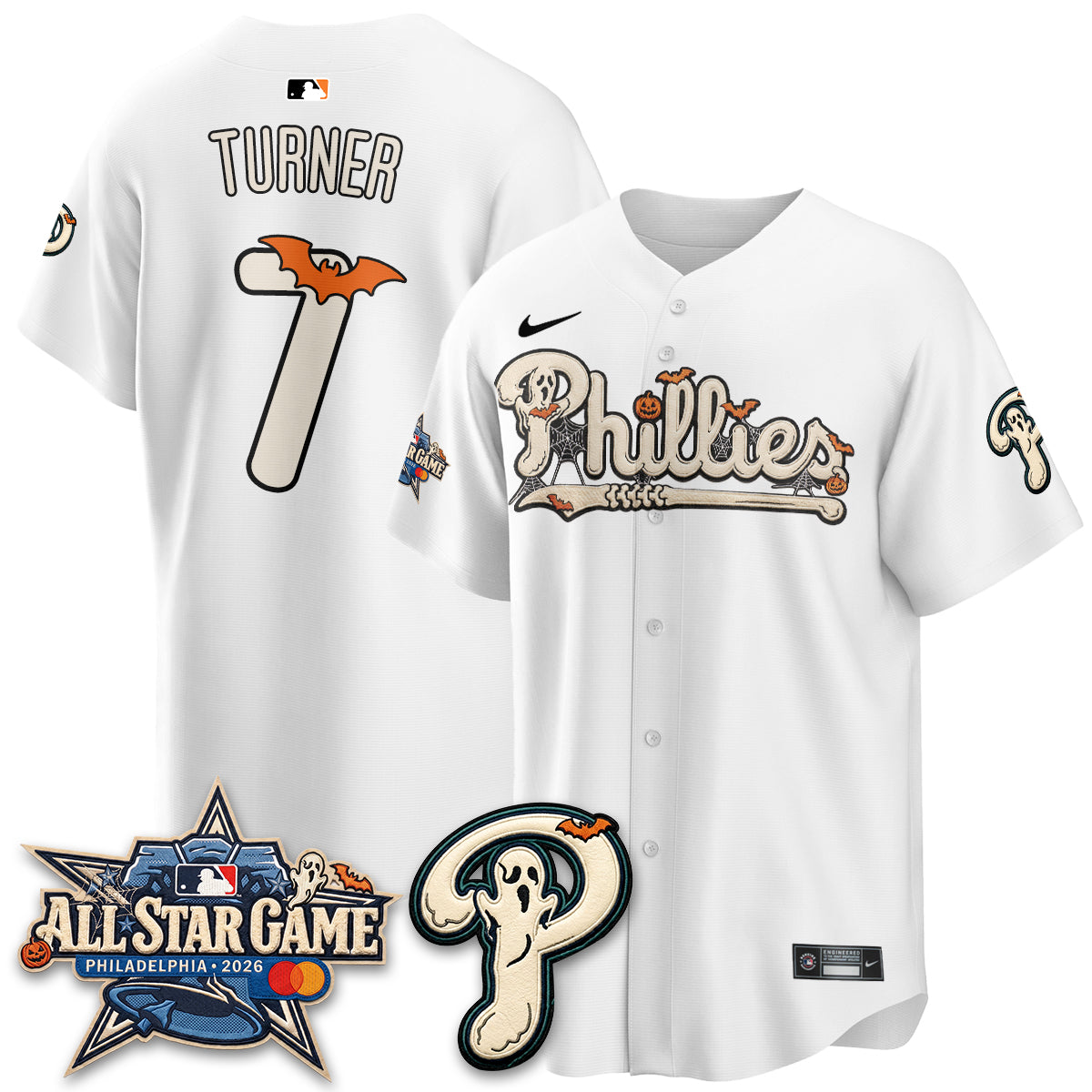 Philadelphia Phillies Halloween 2026 Vapor Limited Jersey - Stitched