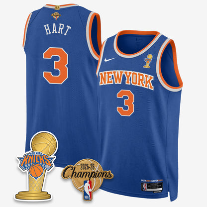 New York Knicks 2026 Basketball Champions Vapor Jersey - Stitched