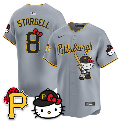 Pittsburgh Pirates x Meow KT Vapor Limited Jersey - Stitched